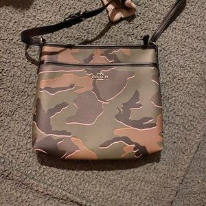 Camo coach crossbody